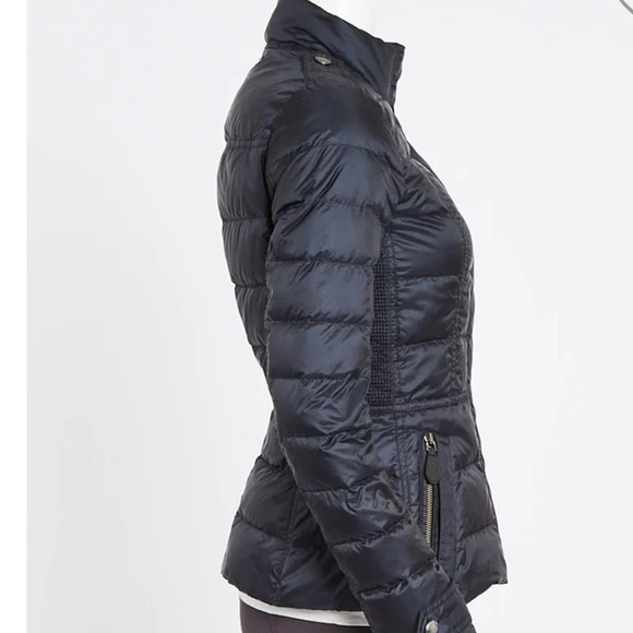 Burberry Brit Down Dark Navy Blue Quilted Dalesbury Puffer Jacket Small Petite - Picture 3 of 14